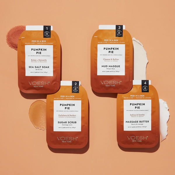 Voesh - Pedi in a Box Deluxe 4 Step - Pumpkin Pie