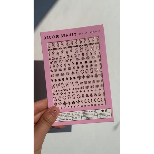 Deco Beauty - Nail Art Stickers - Golden Hour