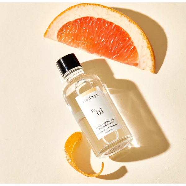 Sundays - Grapefruit Peel Oil Polish Remover