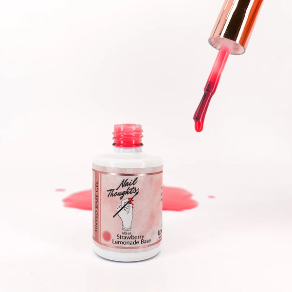 Nail Thoughts Tinted Base Gel - Strawberry Lemonade Base - #NTB-07