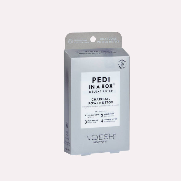 Voesh - Pedi 4 Step Deluxe - Charcoal Detox