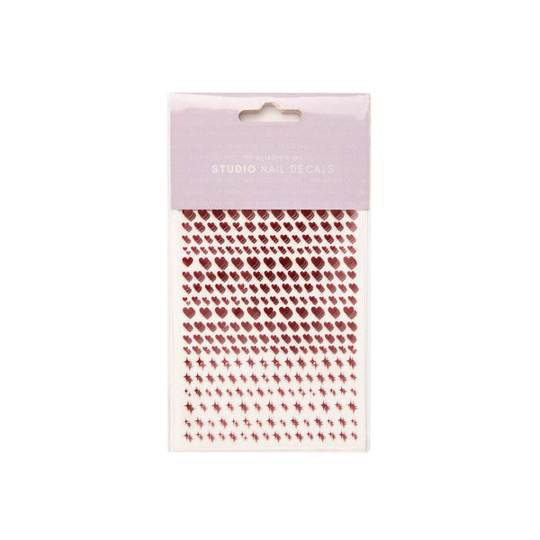 The GelBottle Inc - Red - Heart & Twinkles Stickers