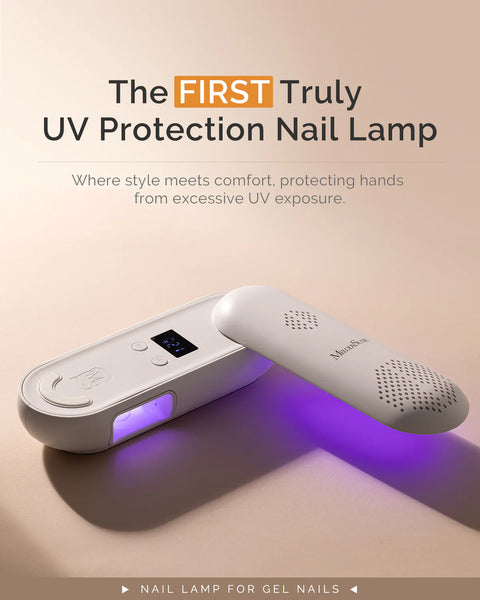 MelodySusie - P-Plus20F Innovative UV Protection Rechargeable UV/LED Nail Lamp - White