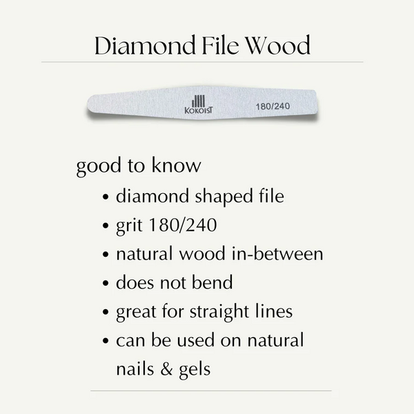 Kokoist - Diamond File Wood 180/240