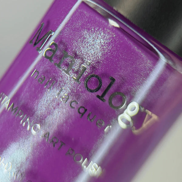 Maniology - Stamping Nail Polish - Northern Gleam: Aurora Veil - B566 - Purple Pearl Cream