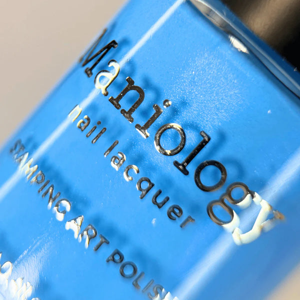 Maniology - Stamping Nail Polish - Northern Gleam: Icy Sky - B567 - Blue Pearl Cream
