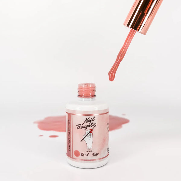 Nail Thoughts Tinted Base Gel - Rosé Base - #NTB-17