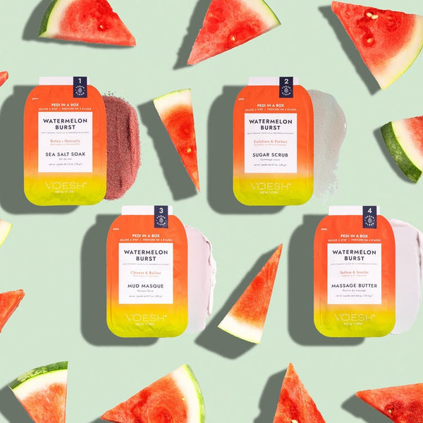 Voesh - Pedi in a Box Deluxe 4 Step - Watermelon Burst
