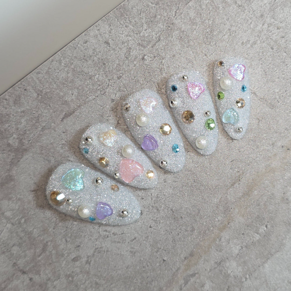 Kokoist - Pushu Pushu Fluffy 07 White Glitter