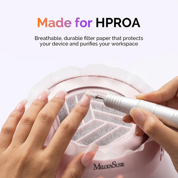 MelodySusie - 210Pcs Disposable Filter Papers For HProA Nail Dust Collector
