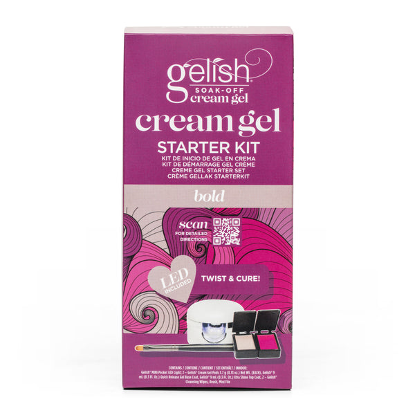 Gelish - Cream Gel Starter Kit - Hema-Free Cream Gel Bold Kit
