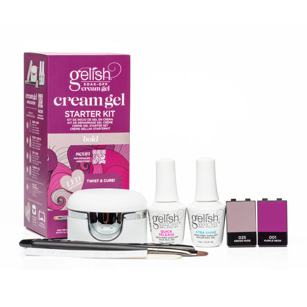 Gelish - Cream Gel Starter Kit - Hema-Free Cream Gel Bold Kit