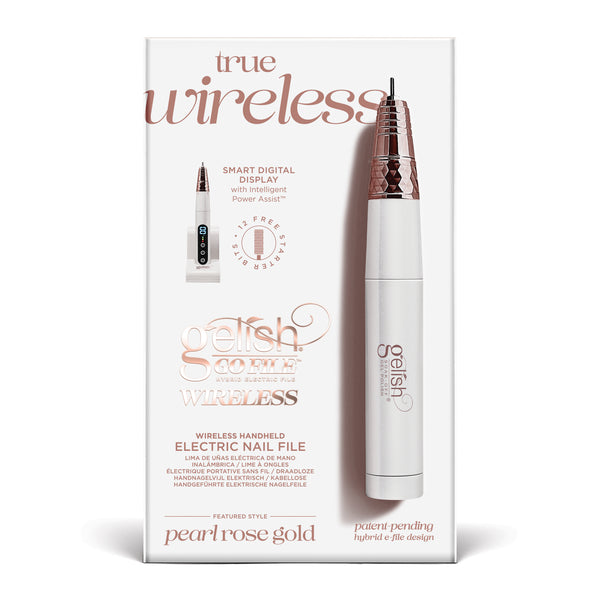 Gelish - Go File Wireless E-File - Pearl Rose Gold