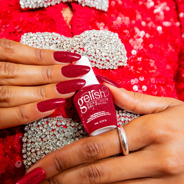 Gelish & Morgan Taylor Combo - Poinsettia Stardust - #1940582