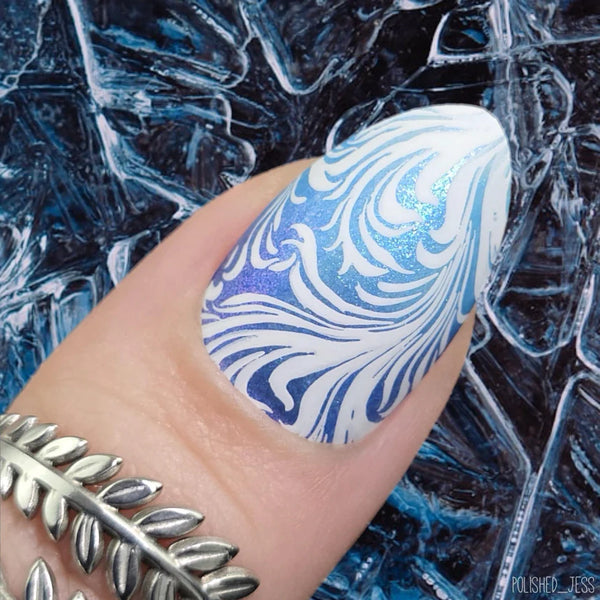 Maniology - Stamping Plate - Polished Swirls - M658