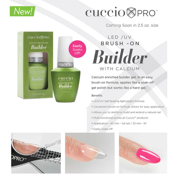 Cuccio - Pro Brush-on Builder Gel 0.43 fl oz (13 mL)
