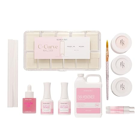 Kiara Sky Acrylic Powder - All-In-One - Acrylic Nail Kit 2 Oz - #ACRYKIT01