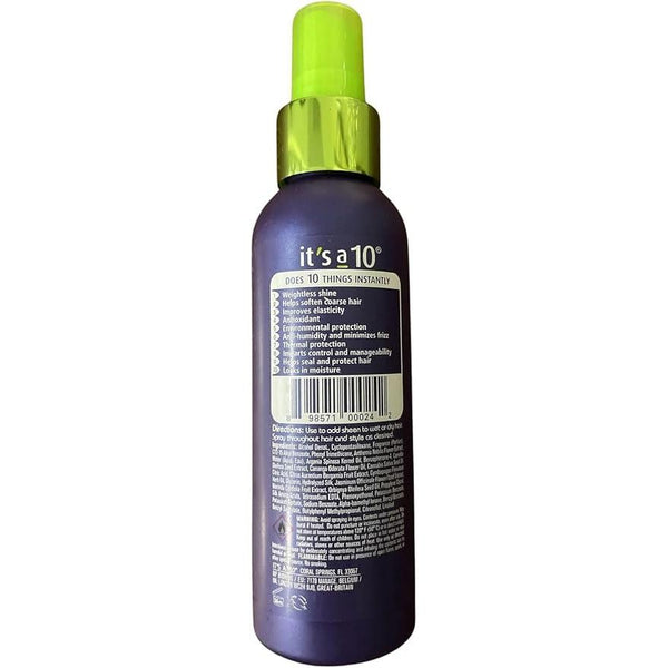 It's a 10 - Miracle Shine Spray 4.0 oz
