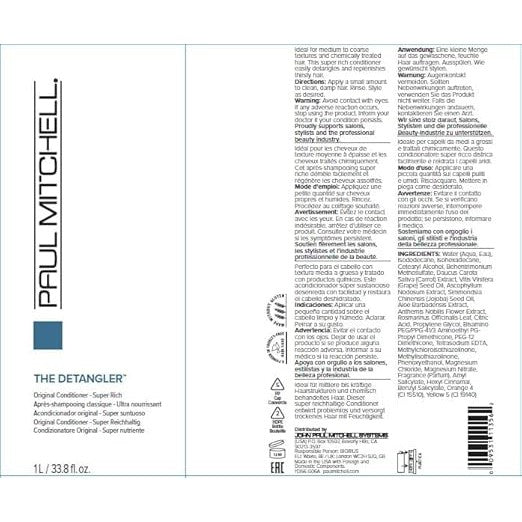 Paul Mitchell - The Detangler Conditioner 33.8 oz