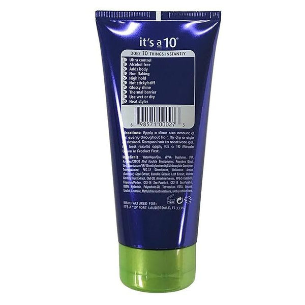 It's a 10 - Miracle Firm Hold Gel 5 oz