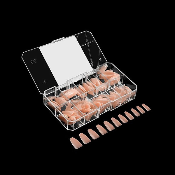 Apres - gel-x tips 2.0 - sculpted coffin short box of tips (600 pcs)