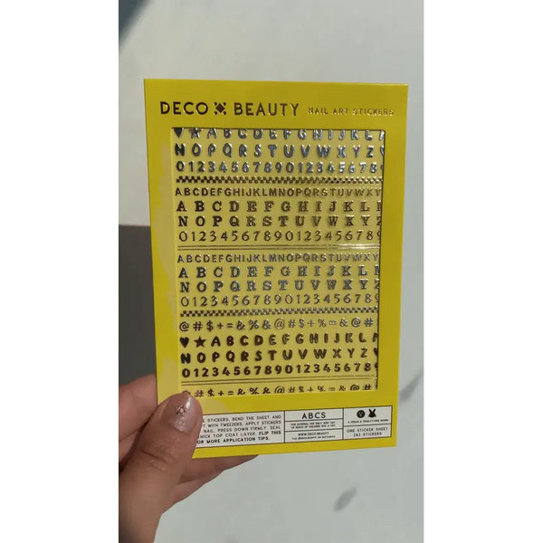 Deco Beauty - Nail Art Stickers - ABCs