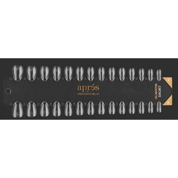 Apres - Gel-X Tip Swatch: Natural/Sculpted Almond Short