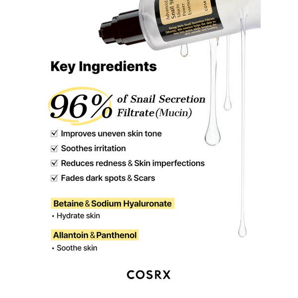 Cosrx - Advanced Snail 96 Mucin Power Essence