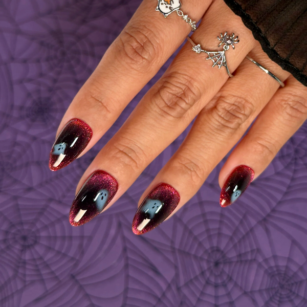 Daily Charme - Spooky Halloween Nail Art Sticker - Airbrush Ghosties