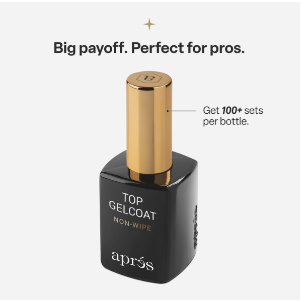 Apres - Glossy Non Wipe Top Gelcoat, 30ml