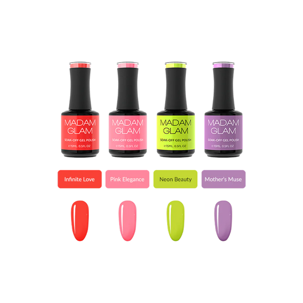 Madam Glam - Gel Polish - Blossom Glow Creme Bundle