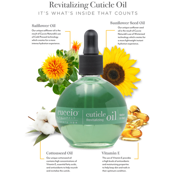 Cuccio - Revitalizing Cutcile Oil - Melon & Kiwi 2.5 oz