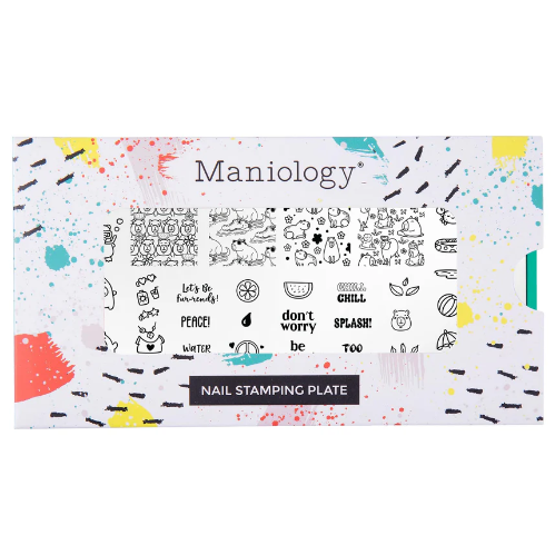 Maniology - Stamping Plate - Capy Chill #M694