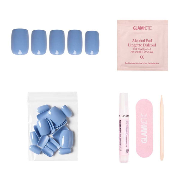 Glamnetic - Press On - Cashmere Blue