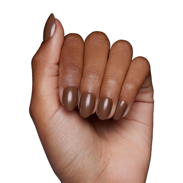 Glamnetic - Press On - Chocolate Brown Short Oval
