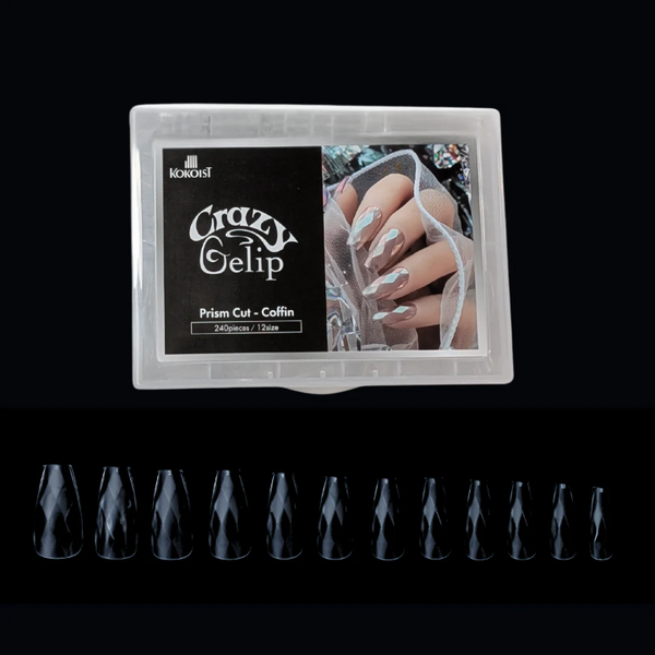 Kokoist - Gelip Extensions - Prism Cut Coffin Max Crazy Gelip