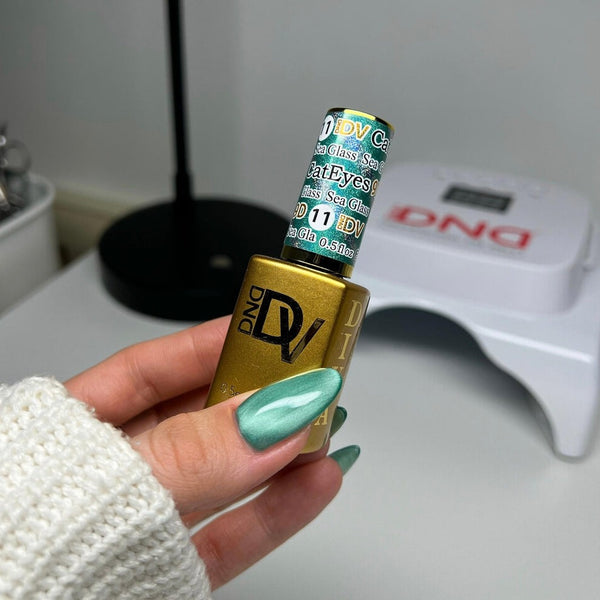 DND - Diva 9D Cat Eye - Glassball - Sea Glass #11