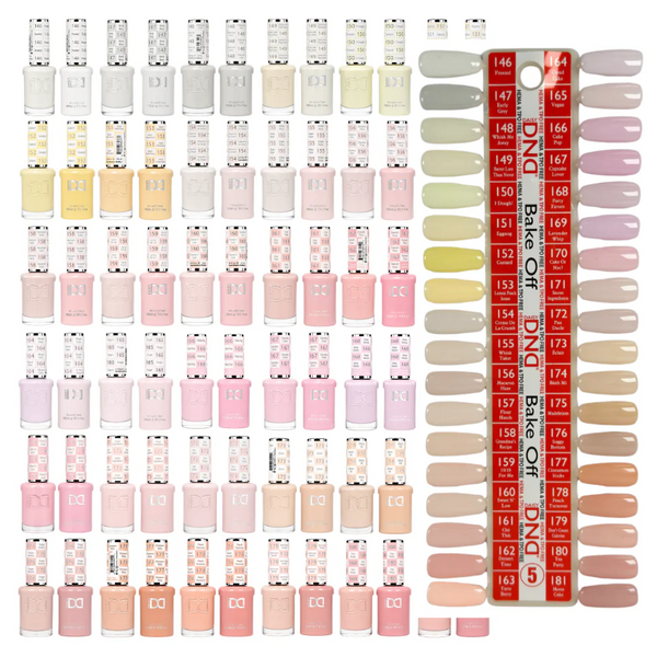 DND - Hema-Free & TPO-Free Gel & Lacquer - One Line - 288 Gel & Lacquer Combos