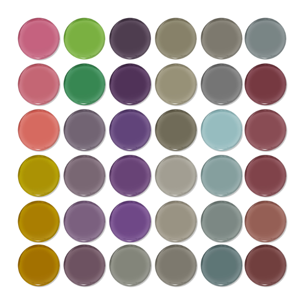 DND - Hema-Free & TPO-Free Gel & Lacquer - Part 03 - Set Of 36 Colors - Up Up & Away