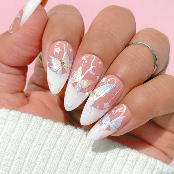 Daily Charme - Bejeweled Nail Art Sticker – Cosmic Wings