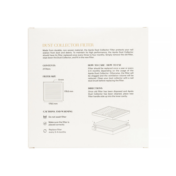 Apres - Dust Collector Filter - Pack Of 2