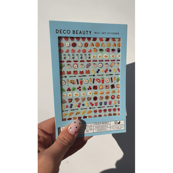 Deco Beauty - Nail Art Stickers - Eggs Benny