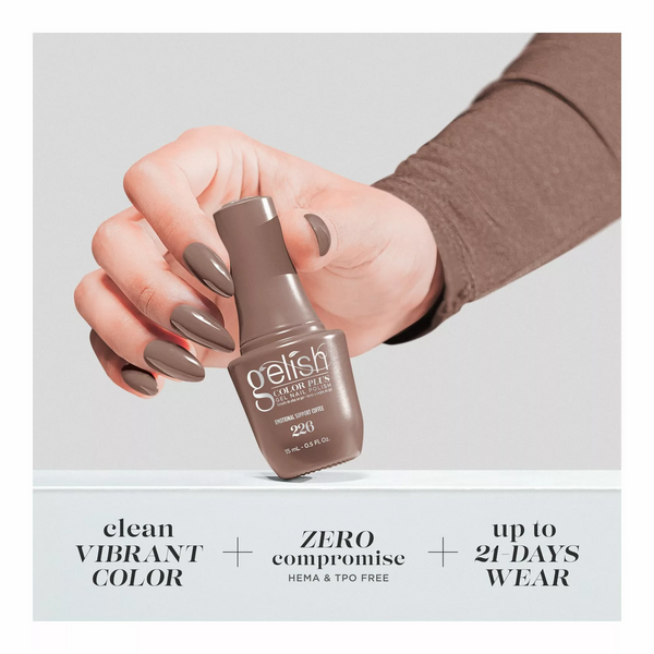 Gelish Gel Color Plus - Emotional Support Coffee 0.5 oz