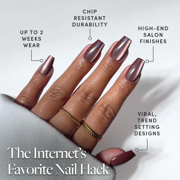 Glamnetic - Press On - Espresso Glow