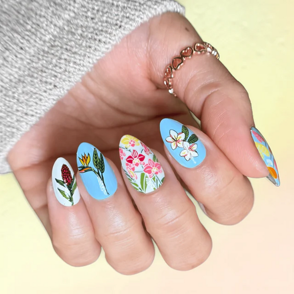 MANI-STMP-FLORA EXOTICA M707