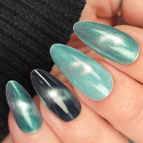 Maniology - Stamping Nail Polish - Light Blue Magnetic Shimmer - Freshwater (P195)