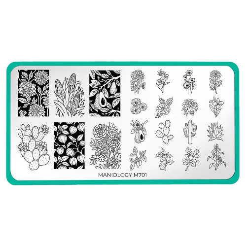 Maniology - Stamping Plate - Garden Fresh #M701