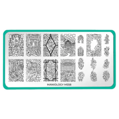Maniology - Stamping Plate - Garden Soiree (M558)