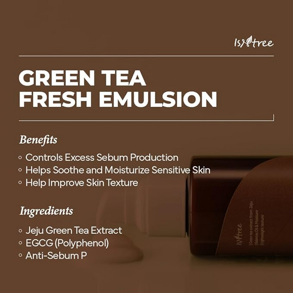 Isntree - Green Tea Fresh Toner + Green Tea Fresh Emulsion