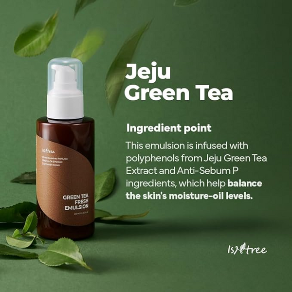 Isntree - Green Tea Fresh Toner + Green Tea Fresh Emulsion